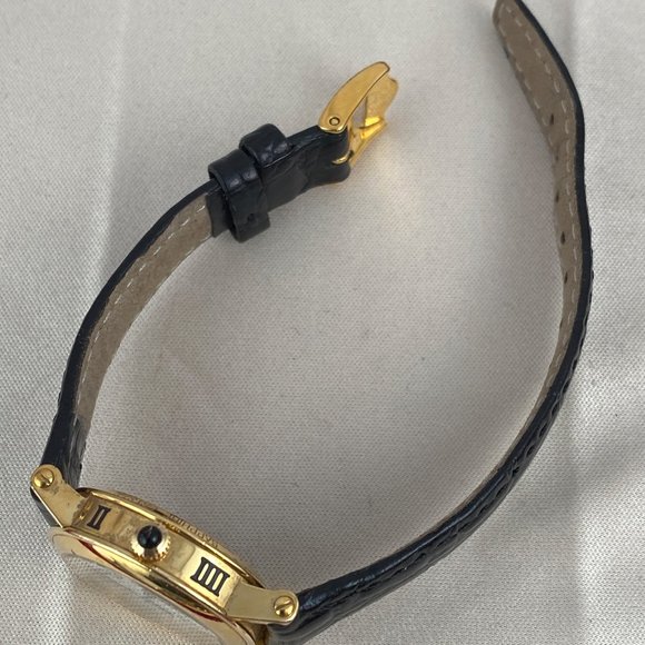 Authentic Vintage Swiss Made Ladies Gucci 7200L Watch 18K 10 Micron Gold Plating - Picture 6 of 12